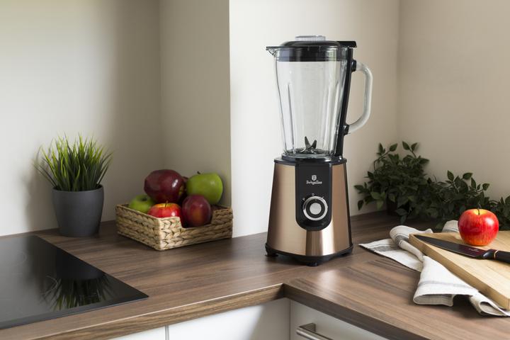 Actual product image BerlingerHaus BH9448 Table blender with 1,75 L GLASS jar, 1000 W Metallic Line (1000 W)