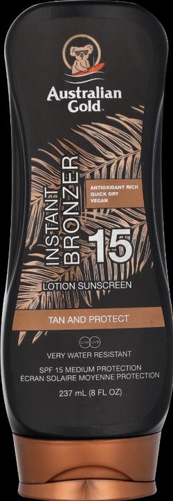 Image du produit Australian Gold Lotion avec agent bronzant (Lotion solaire, SPF 15, 237 ml)
