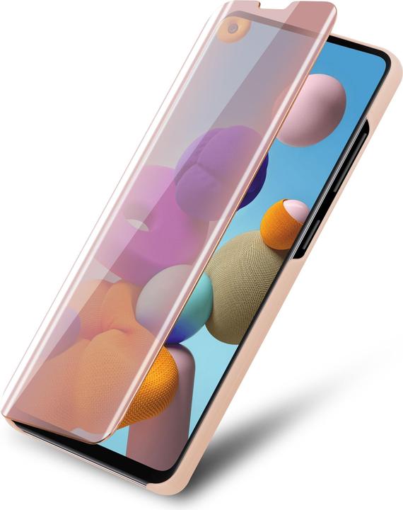 Actual product image Cadorabo Book Smart View Mirror Cover (Samsung Galaxy A21s)