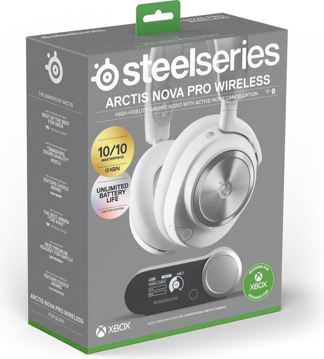 Image du produit SteelSeries Arctis Nova Pro WL X Blanc (Sans fil)