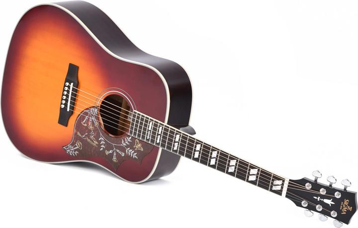 Produktbild Sigma SDM-SG5 (E-Gitarre, Ebony, Die-cast chrome, mahogany, Bone)