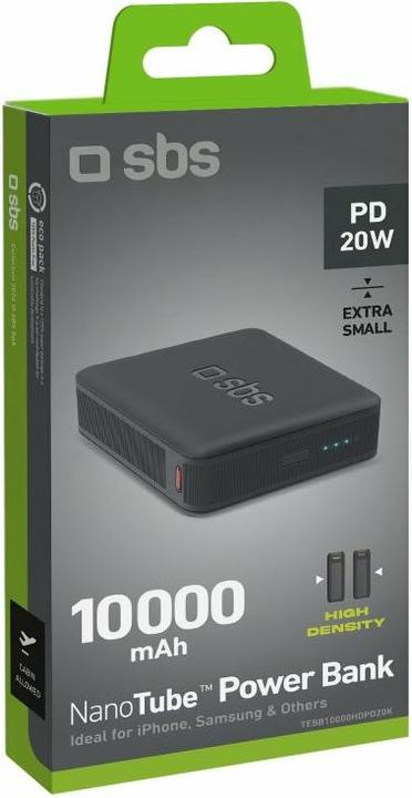 Actual product image SBS Powerbank 10,000mAh PD 20W high density (10000 mAh, 20 W, 38.50 Wh)
