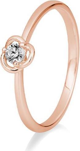 Actual product image Breuning RING - Rose setting with diamond (49, 585/14 K Gold)