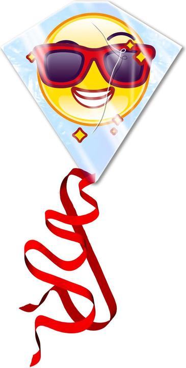 Actual product image Eolo Kites Ready 2 Fly - Kite Emoji