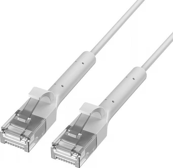 Produktbild Extralink Lan Patchkabel Cat.6 U/Ftp 2m 1gbit Biegsame Gehüllt Geschirmtes Paar Rohkupfer Weiss (CAT6, 2 m)