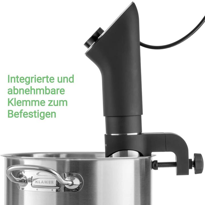 Immagine prodotto KLAMER Sous Vide Stick 1200 Watt IPX7 wasserdicht 3D Zirkulation