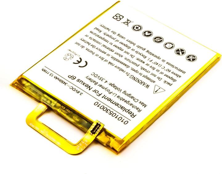 AGI Batterie compatible avec le Huawei Nexus 6P - Batterie - 3.450 mAh