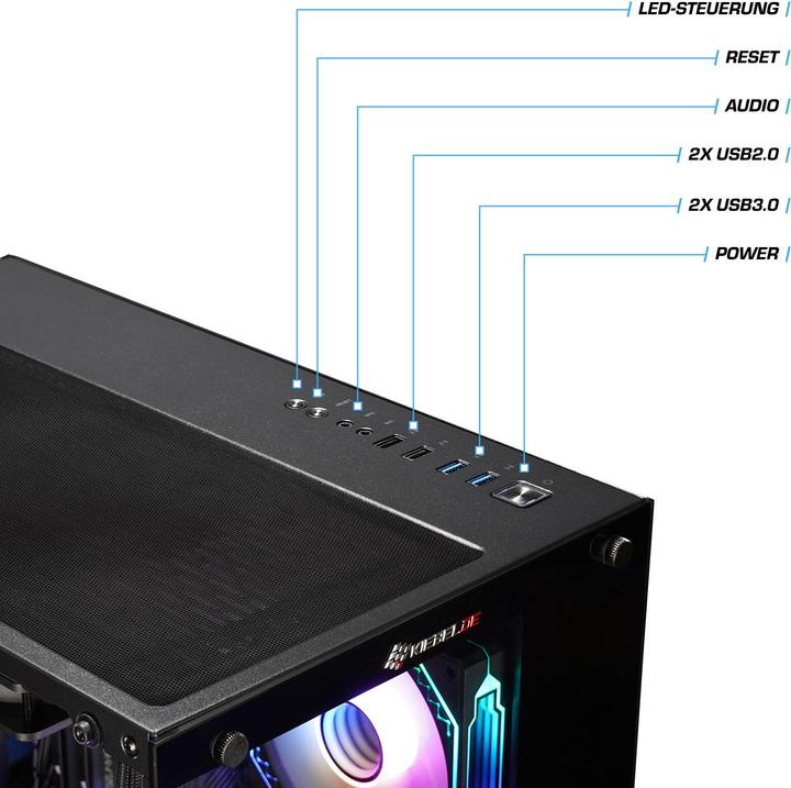 Produktbild Kiebel Panorama 11 (Intel Core i9-12900KF, 32 GB, 1000 GB, GeForce RTX 4060)