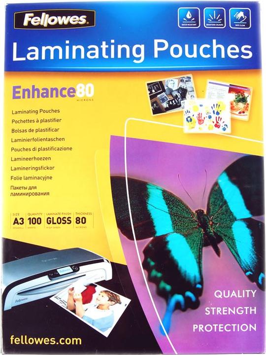 Produktbild Fellowes Enhance 80 (A3, 100 Stück, 80 µm)