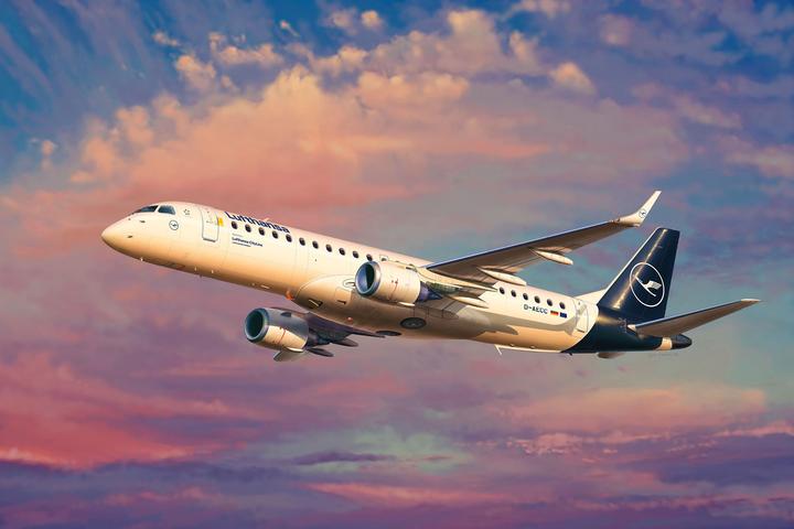 Actual product image Revell Embraer 190 Lufthansa New Livery
