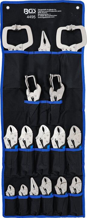 Actual product image BGS Body grip pliers set (185 mm)