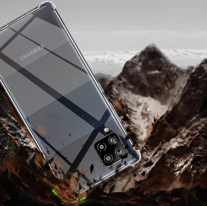 Produktbild Screenguard Samsung Galaxy A42 5G Hülle Crystal Soft Airbag Bumper (Samsung Galaxy A42 5G)