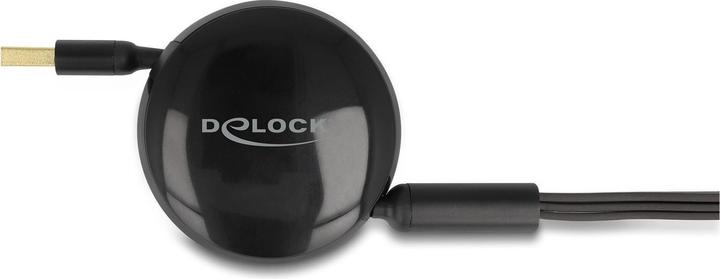 Image du produit Delock Câble de recharge USB rétractable 7,60cm (3"") 1 Type-A vers Micro USB / 2 x USB Type-C™ avec (1.13 m, USB 2.0)
