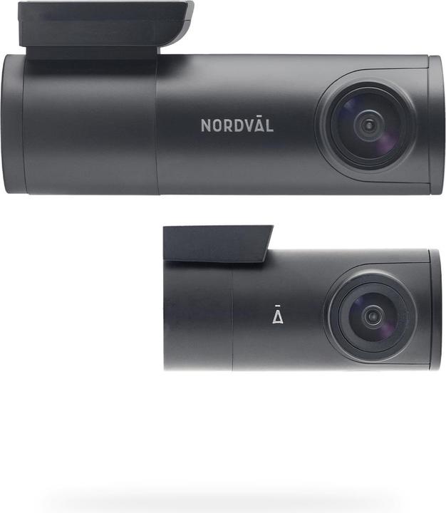 Image du produit Nordval Nordväl DC102-4K 32GB 2CH Dashcam Caméra de recul avec WLAN, GPS, mode parking (WiFi, Récepteur GPS, Full HD)