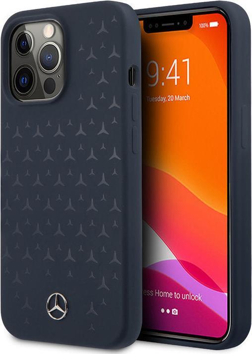 Produktbild Mercedes Benz Hülle iPhone 13 Pro Max - Hardcase Schutzhülle blau Soft Touch No.344 (Apple iPhone 13 Pro Max)