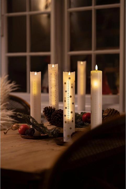 Produktbild Sirius LED-Kerzen Advent Calendar silber (1 x)