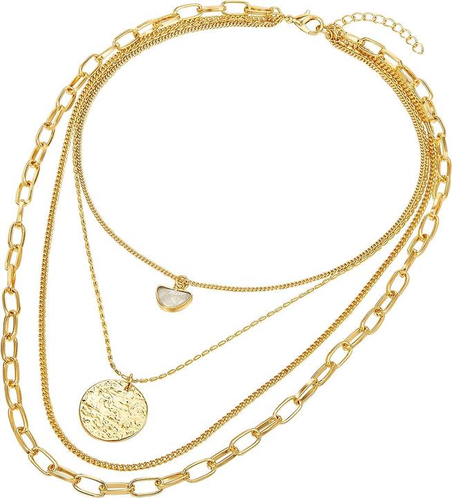 Produktbild Lulu & Jane Damen Metall-Legierung gelbgold 42,0/48,0/56,0/61,0 cm Basiskette + 5,0 - 29331 (Metall-Legierung)