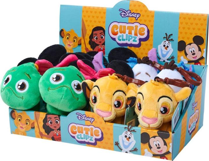 Simba Disney Cutie Clipz Plüsch-Schlüsselanhänger Sortiment (12)