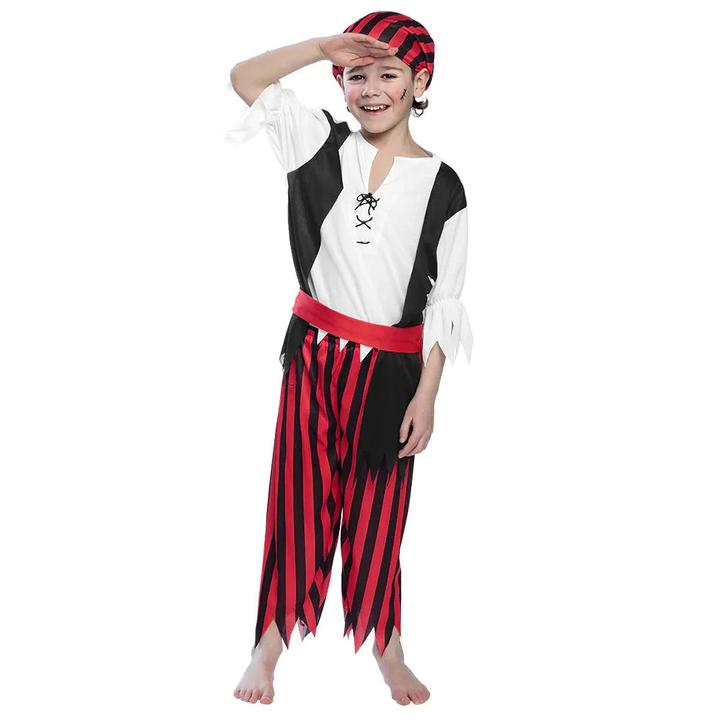 Image du produit Widmann Costume de pirate Jack pour enfants : costume de corsaire (128, 134, 140, 130 B)