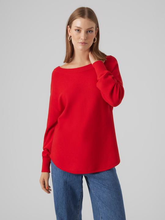 Image du produit Vero Moda VMNANCY LS BOATNECK PULLOVER GA EXC Pull en maille (XS)