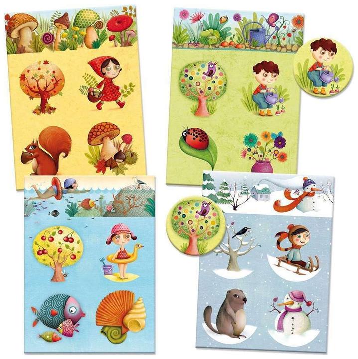 Actual product image Djeco Lotto 4 Seasons (Multilingual)