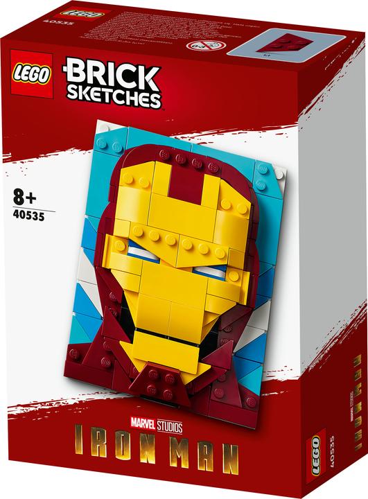 Produktbild LEGO Brick Sketches - Iron Man (40535)