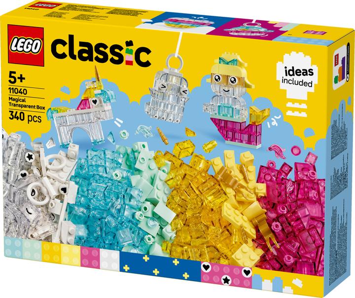 Image du produit LEGO Zauberbox mit durchsichtigen Steinen (11040, LEGO Classic)