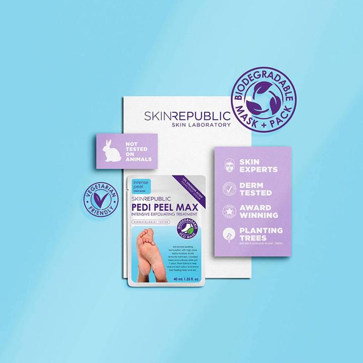 Actual product image Skin Republic Pedi Peel Max (Foot mask, 40 ml)