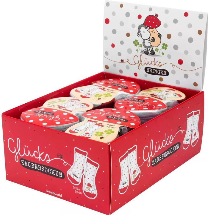 Actual product image Sheepworld Magic socks with lucky motif.70100 (Single pack, 36 - 40)