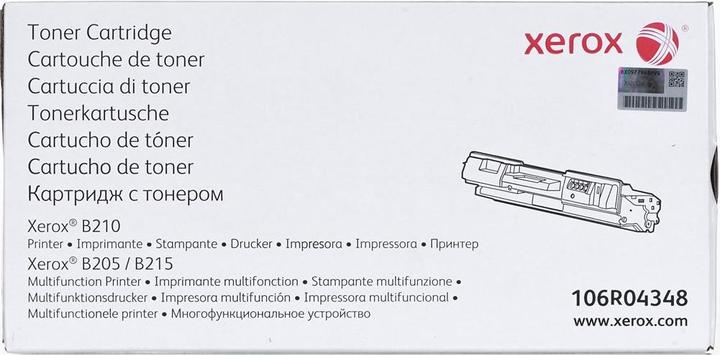 Valeurs nutritives et ingrédients Xerox 106R04348 Toner 3.000 pages noir B 205 (CF)