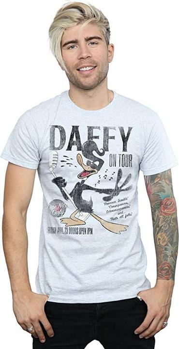Actual product image Looney Tunes Mens Concert Daffy Duck T-Shirt (3XL)