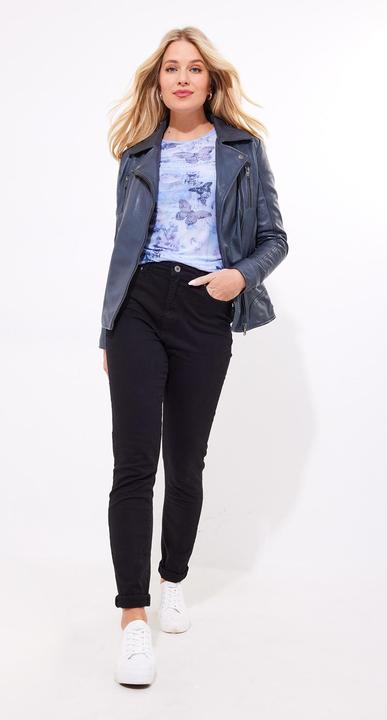 Actual product image Joe Browns Edgy Collared Biker Jacket (38)