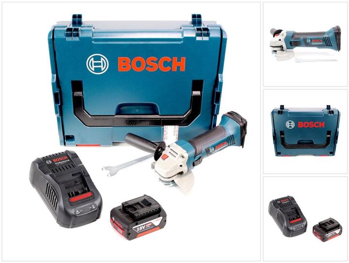 Produktbild Bosch Professional Bosch GWS 18-125 V-LI Akku Winkelschleifer 18V 125mm + 1x Akku 5,0Ah + Ladegerät + L-Boxx (125 mm)