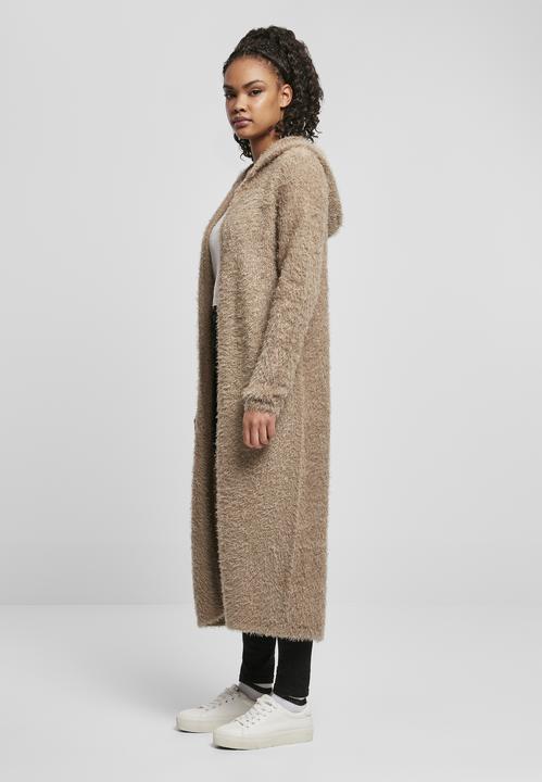 Produktbild Urban Classics Ladies Hooded Feather Cardigan (XL)
