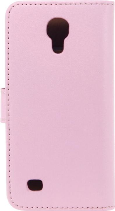 Produktbild OEM Slim Leder Book Case für Galaxy S4 mini - rosa 4250710507795 (Samsung Galaxy S4 Mini I9195, Samsung Galaxy S4 Zoom)