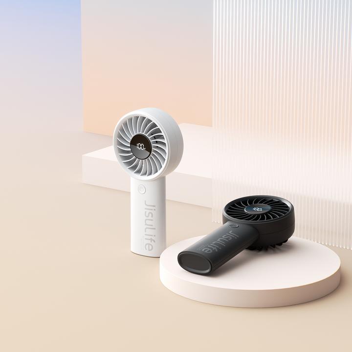 Actual product image Jisulife Handheld Fan Life4 (3600mAh) white