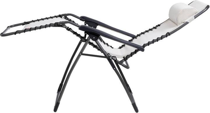 Immagine prodotto Fiam Poltrona Relax Movida 129 Tx Struttura Metallo / Tex. Anthr./Ecru (66 cm)
