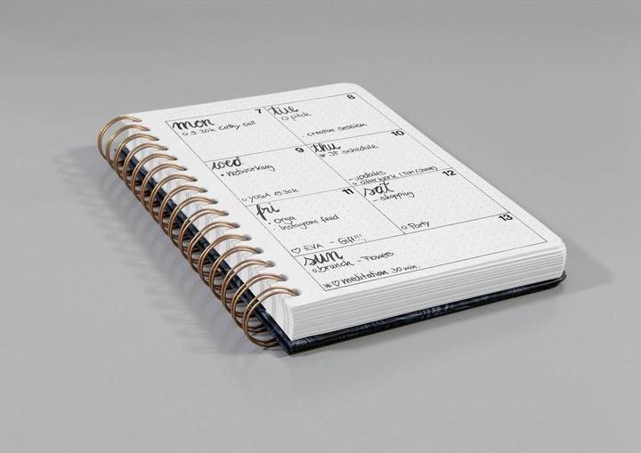 Produktbild Sigel Spiral-Notizbuch Jolie (A5, Kariert, Harter Einband)