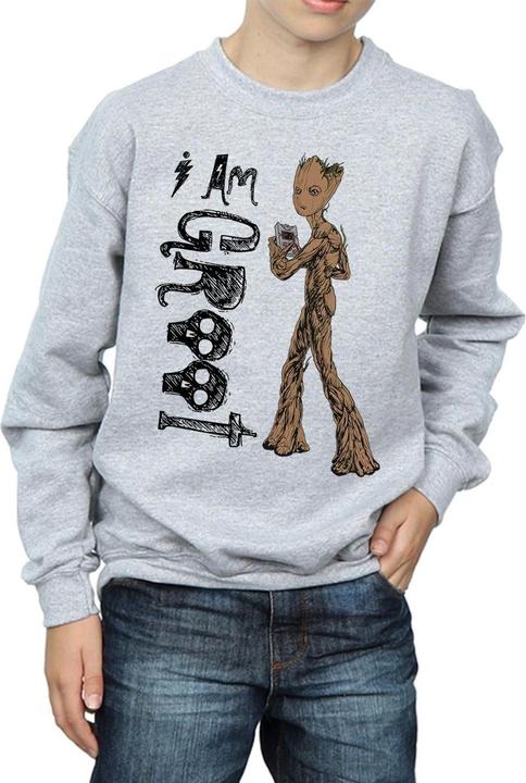 Image du produit - Sweat AVENGERS INFINITY WAR AM TEENAGE GROOT - Garçon (140, 146)