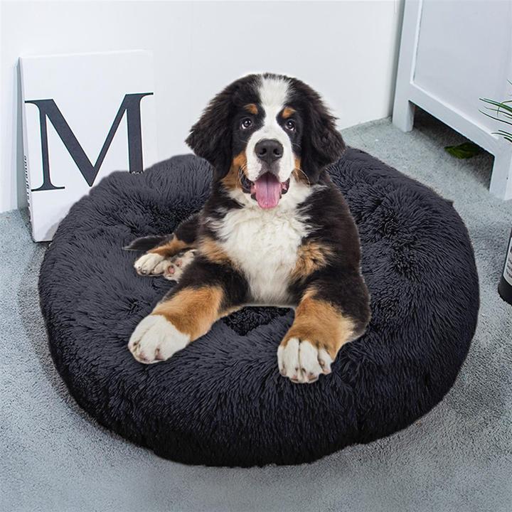 Immagine prodotto Intirilife Letto per animali in grigio diametro 100 cm (Gatto, Cane)