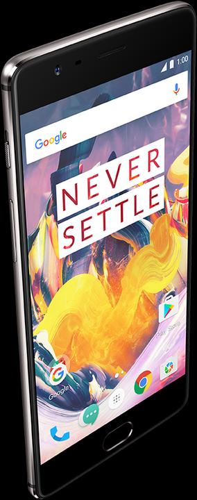 Actual product image OnePlus 3t (64 GB, Gunmetal, 5.50", Dual SIM, 16 Mpx, 4G)