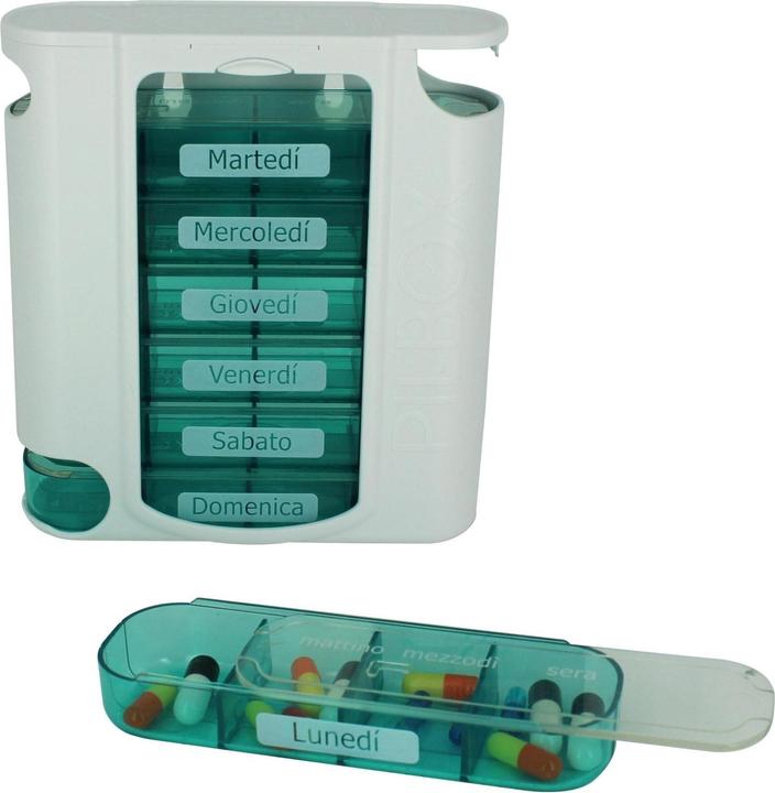 Image du produit Pilbox Pilulier hebdomadaire 7 italien