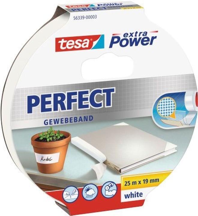 tesa EXTRA POWER PERFECT Gewebeband, gewebeverstärktes Ductape (19 mm)