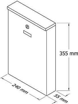 Produktbild Glori ir Ko Mail Box Pd955 Green Color