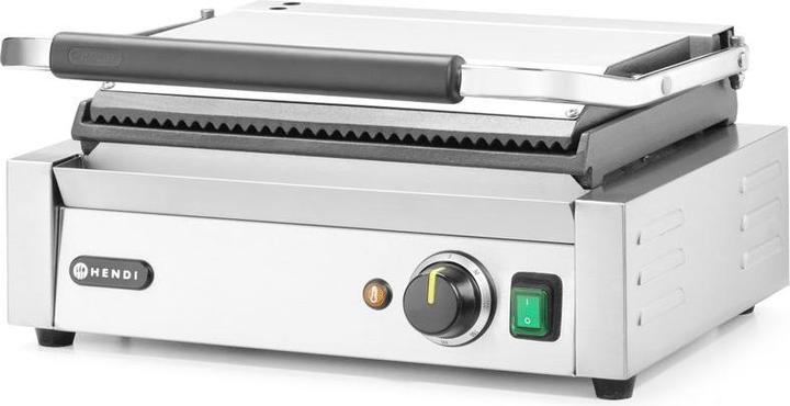 Image du produit Hendi Gril à panini, rainuré en haut, lisse en bas