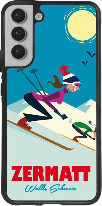Produktbild PhoneLook Hülle Silikon schwarz Zermatt Ski Downhill (Samsung Galaxy S22+)