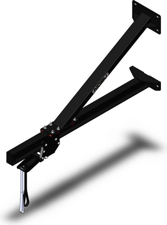 Actual product image Nobu Athletics Pro Wall Mount Punching Bag Holder with Storage Rail