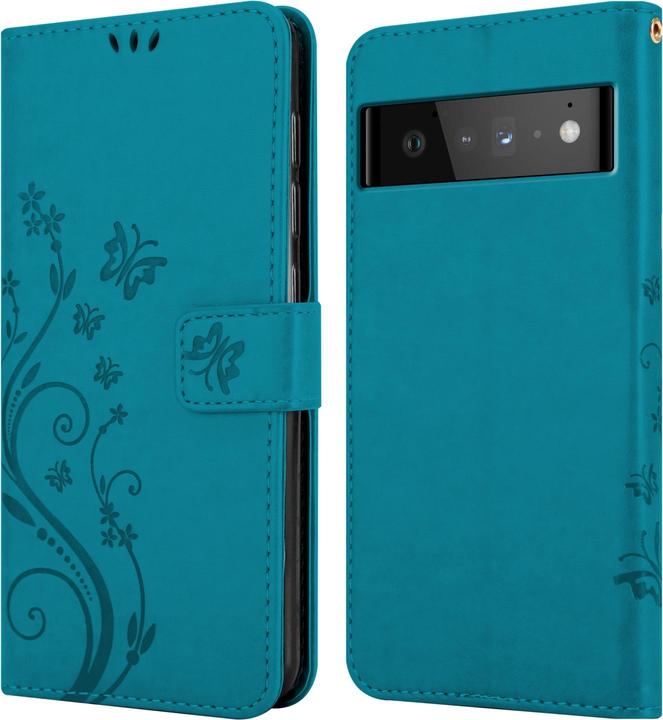 Actual product image Cadorabo Flower Book cover (Google Pixel 6 Pro)