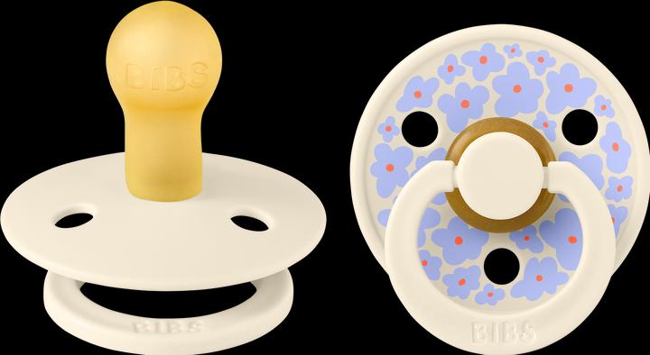 Produktbild Bibs Studio Nuggi Colour 2 PACK Latex Round 6-12m Jasmine Sage Mix (2 x, 6 - 12 Monate)