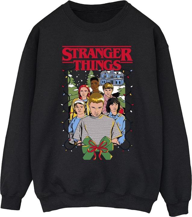 Netflix Stranger Things Christmas Poster Sweatshirt (XL)